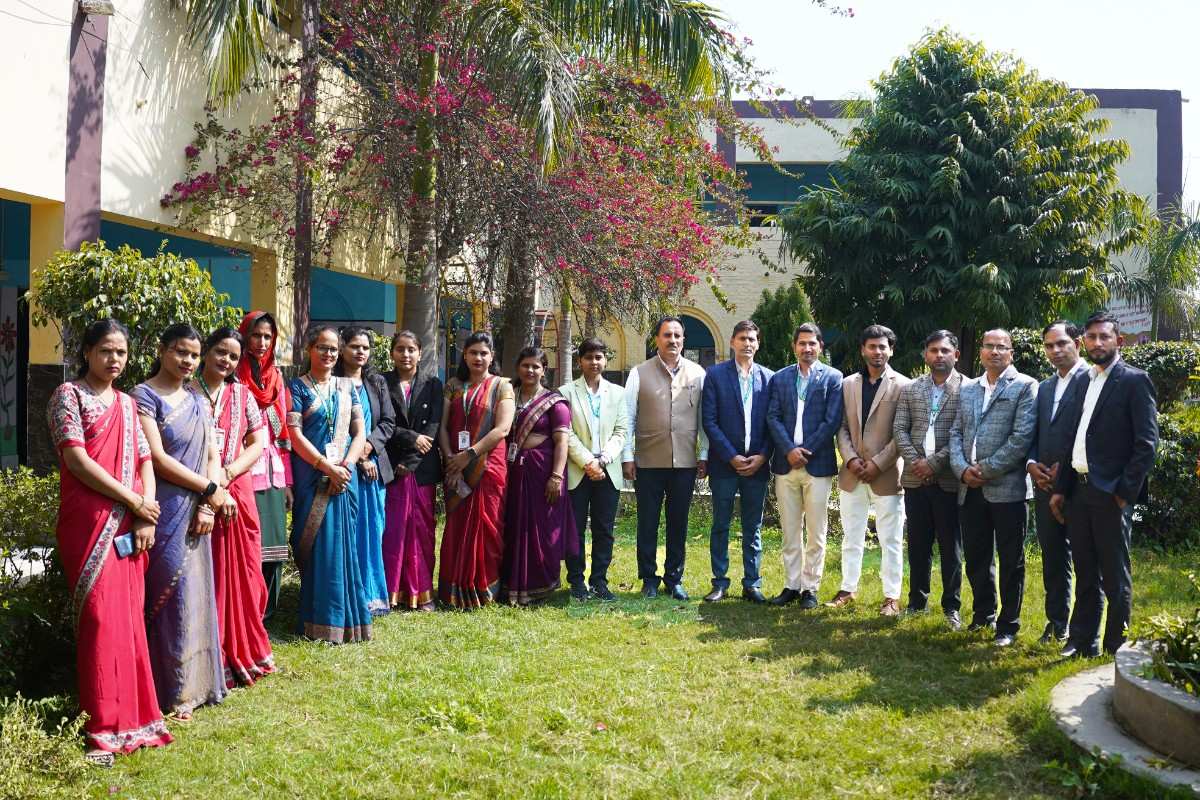 Students at JSM SR. SEC. SCHOOL